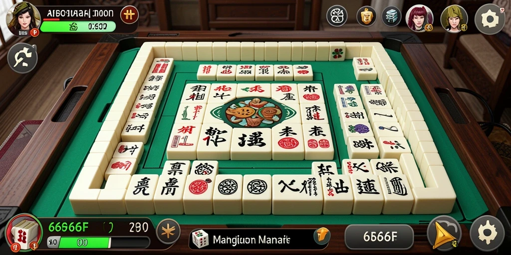 Tampilan screenshot utama game Mahjong dengan gameplay yang seru.