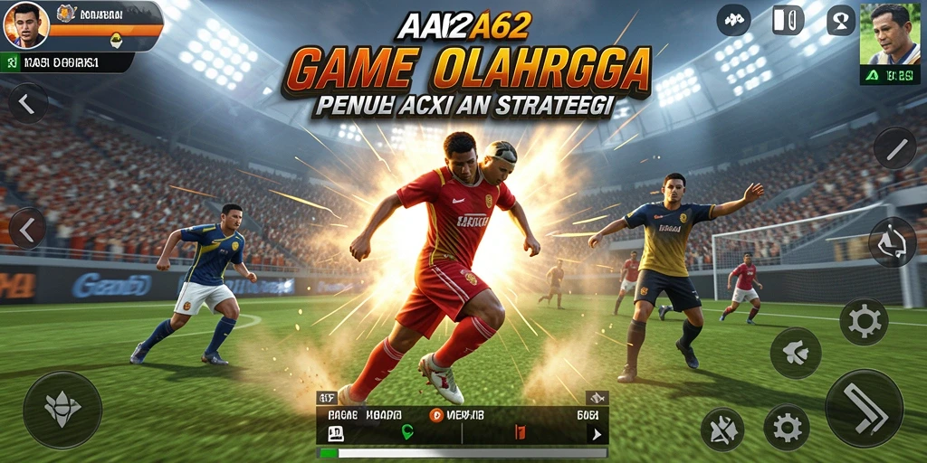 Tampilan gameplay seru dari AA62 dengan aksi olahraga menarik.