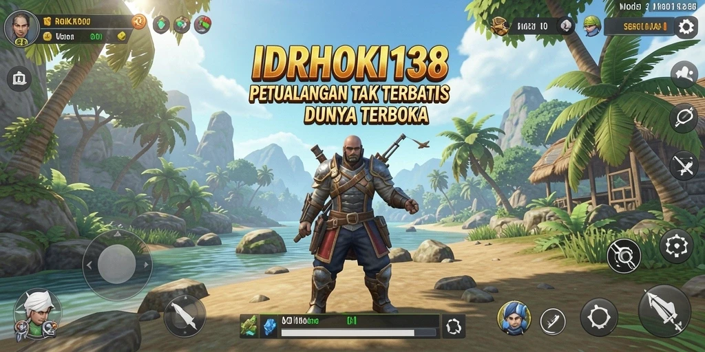 Tampilan gameplay yang memukau dalam dunia terbuka IDRHOKI138.