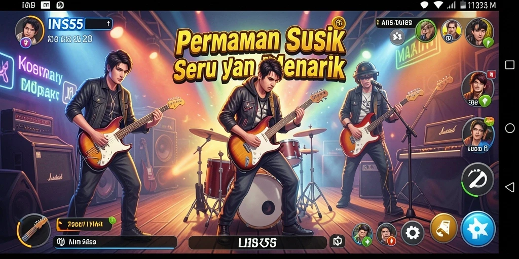 Tampilan gameplay INS55 yang seru dan interaktif.