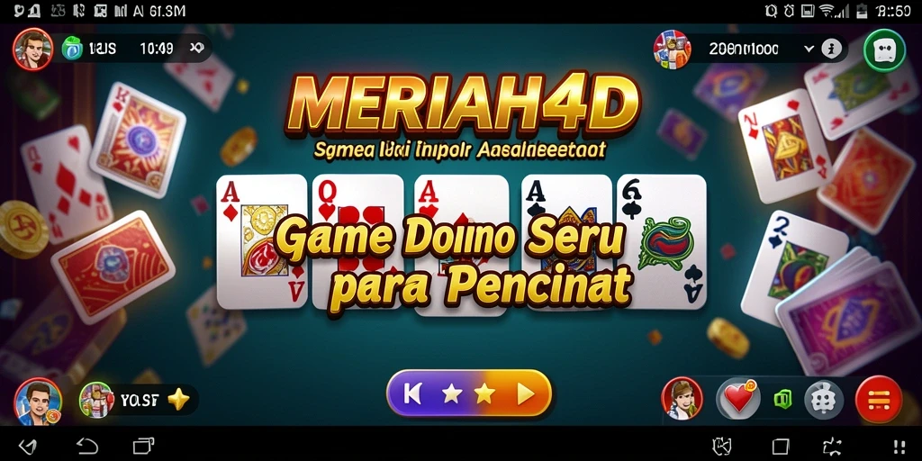 Tampilan gameplay seru di MERIAH4D dengan interaksi antar pemain.