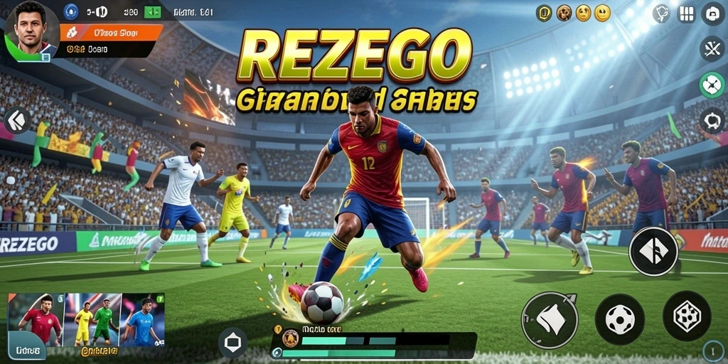 Tampilan menarik dari gameplay olahraga di REZEGO