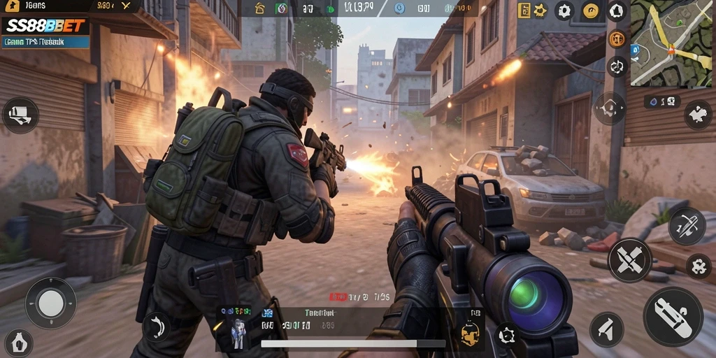 Tampilan gameplay intens dari SS88BET yang mengasyikkan.