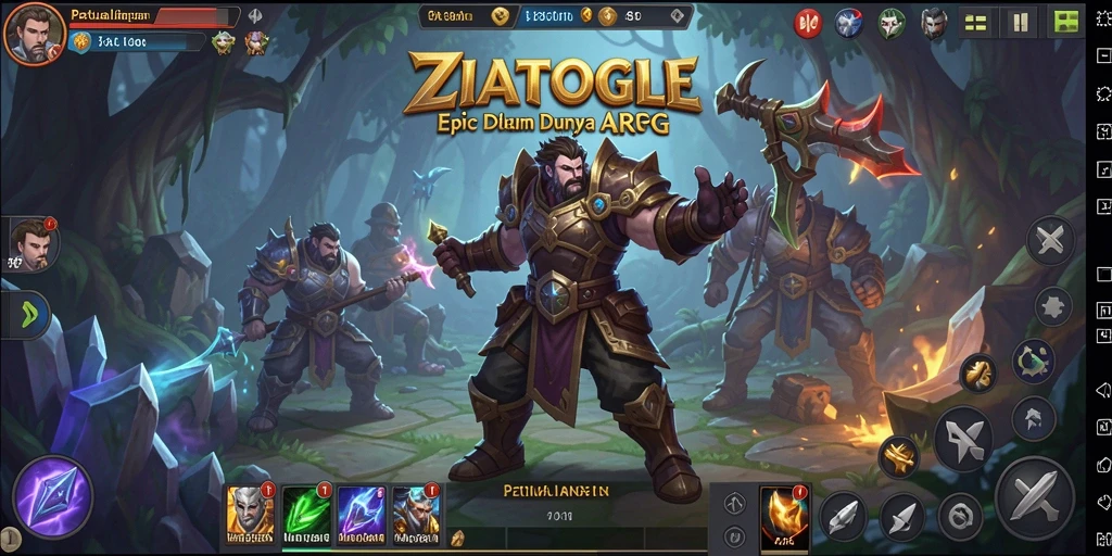 Tampilan menarik dari gameplay ZIATOGEL dengan pertarungan seru.